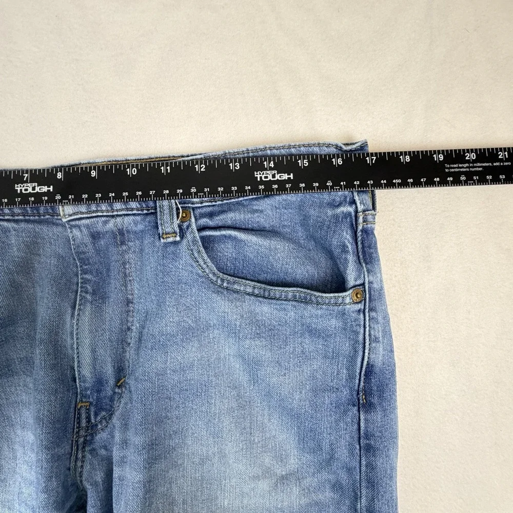 Levi's 512 Jeans Men 34x32 Blue Slim Taper Leg Medium Wash Mid Rise Stretch